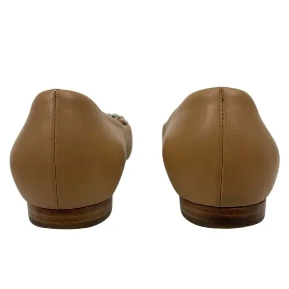 Chanel Interlocking CC Logo Chain Cap Toe Lambskin Ballerina Flat - Picture 9 of 16